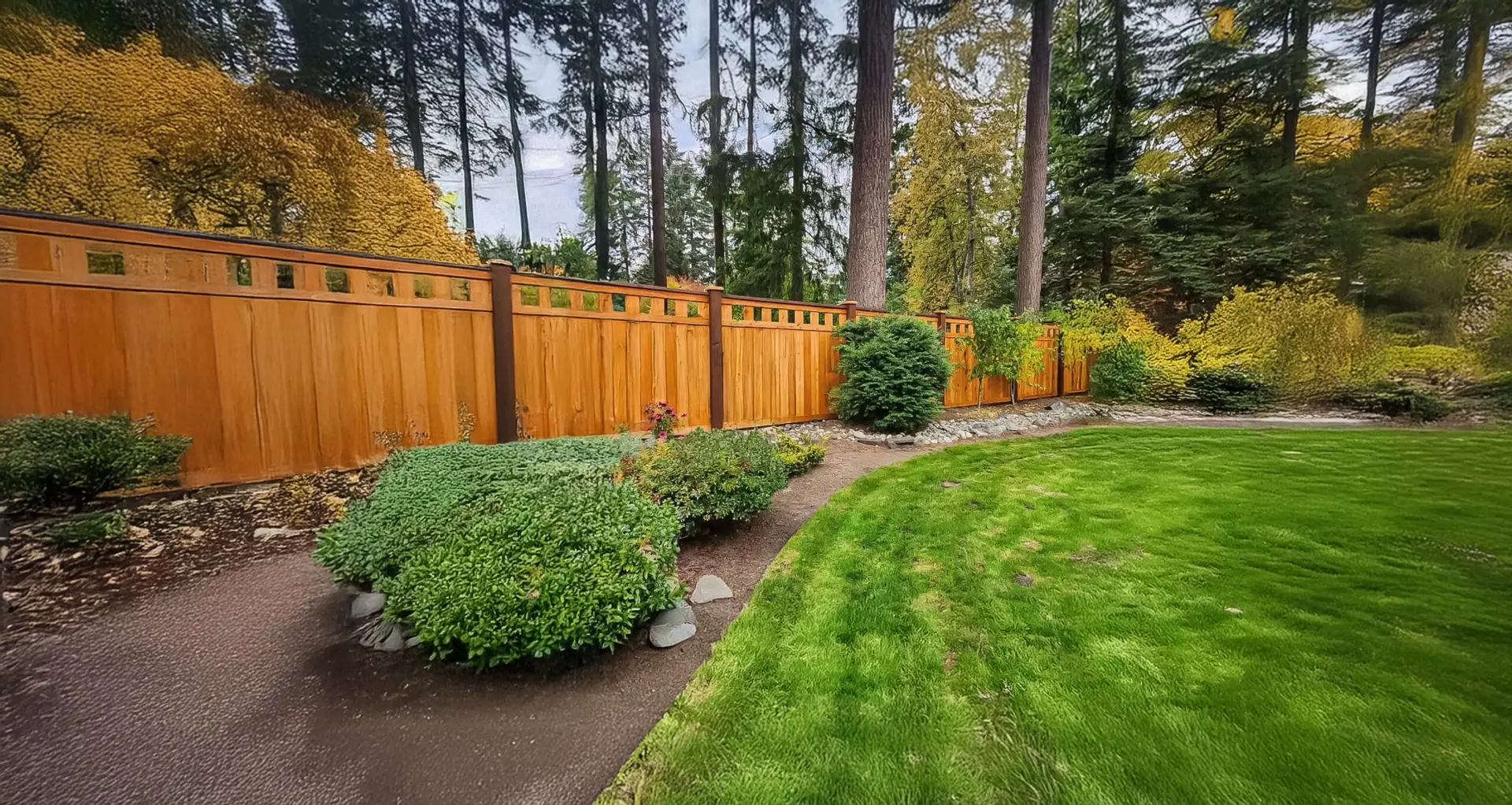 Patio and backyard project by Ecua Landscaping