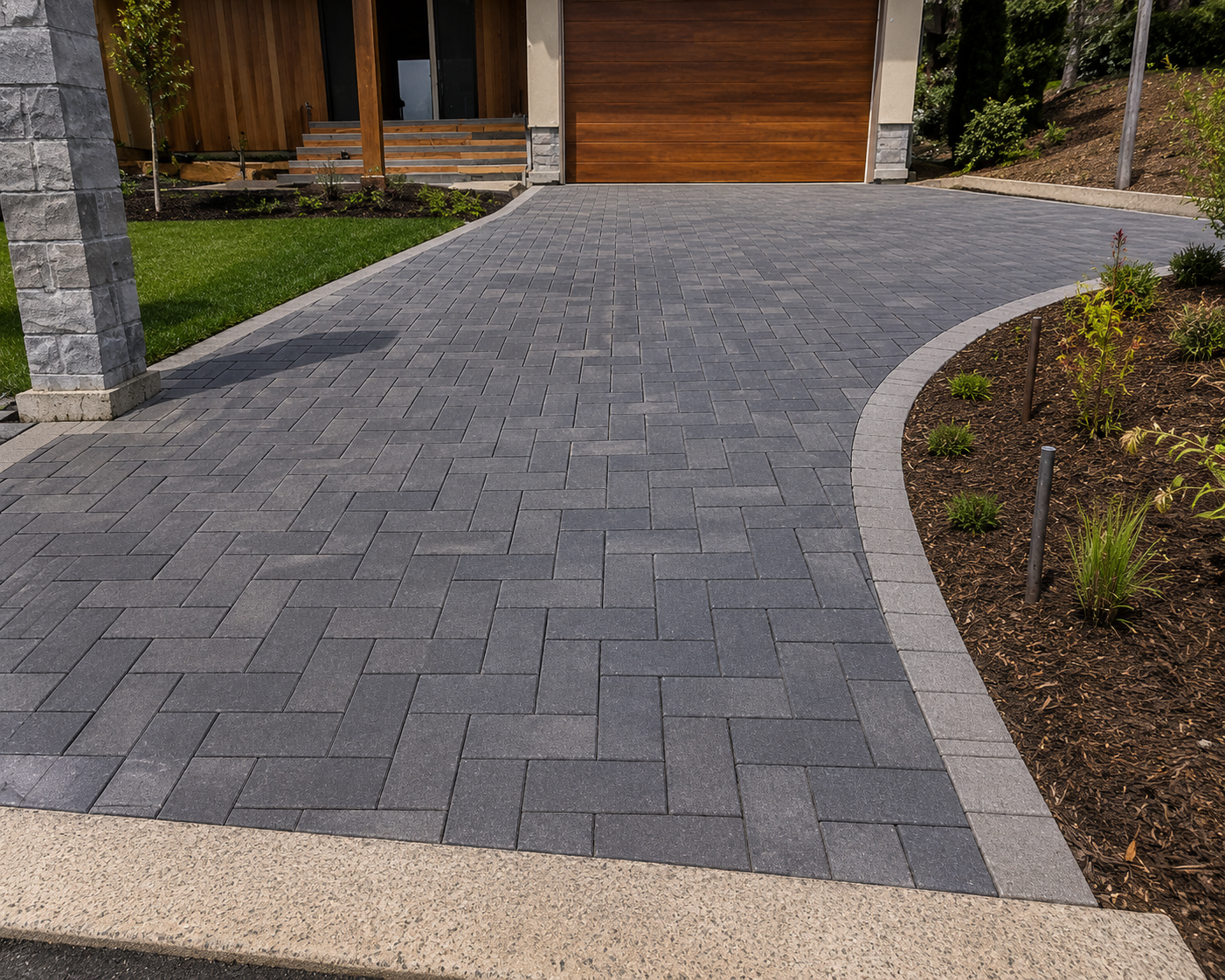 Driveway installation project