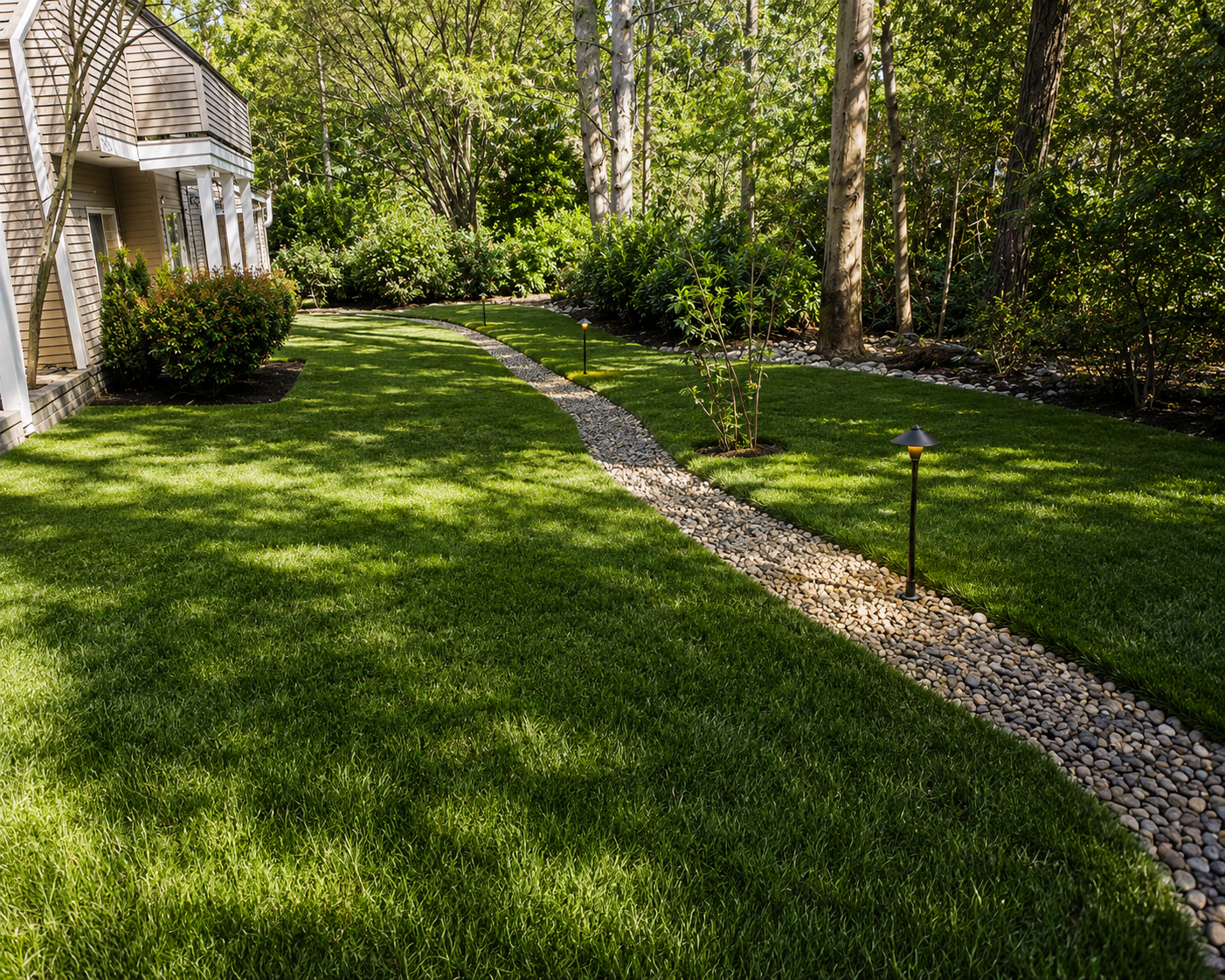 New lawn installation project
