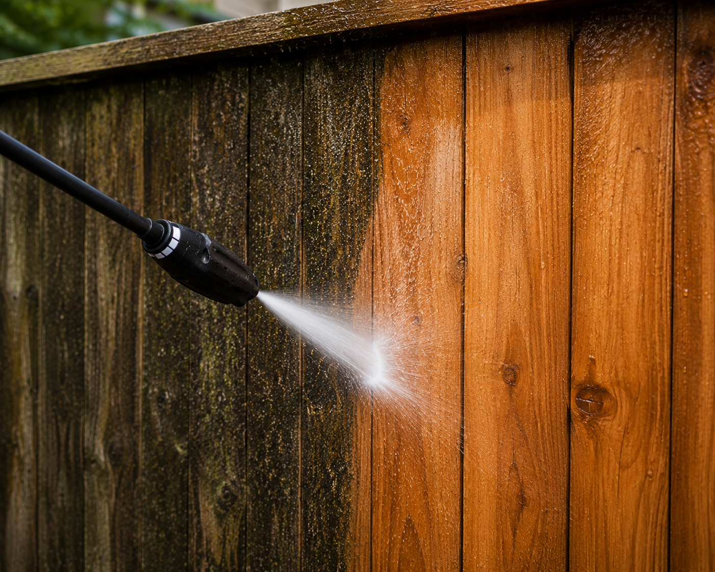 Clean outdoor home exterior