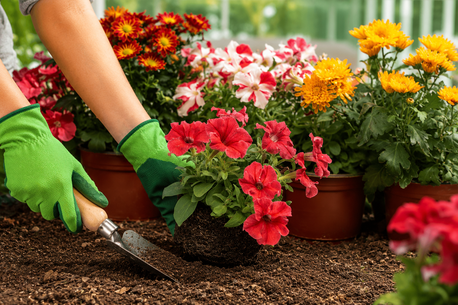 Trees and plants landscape design