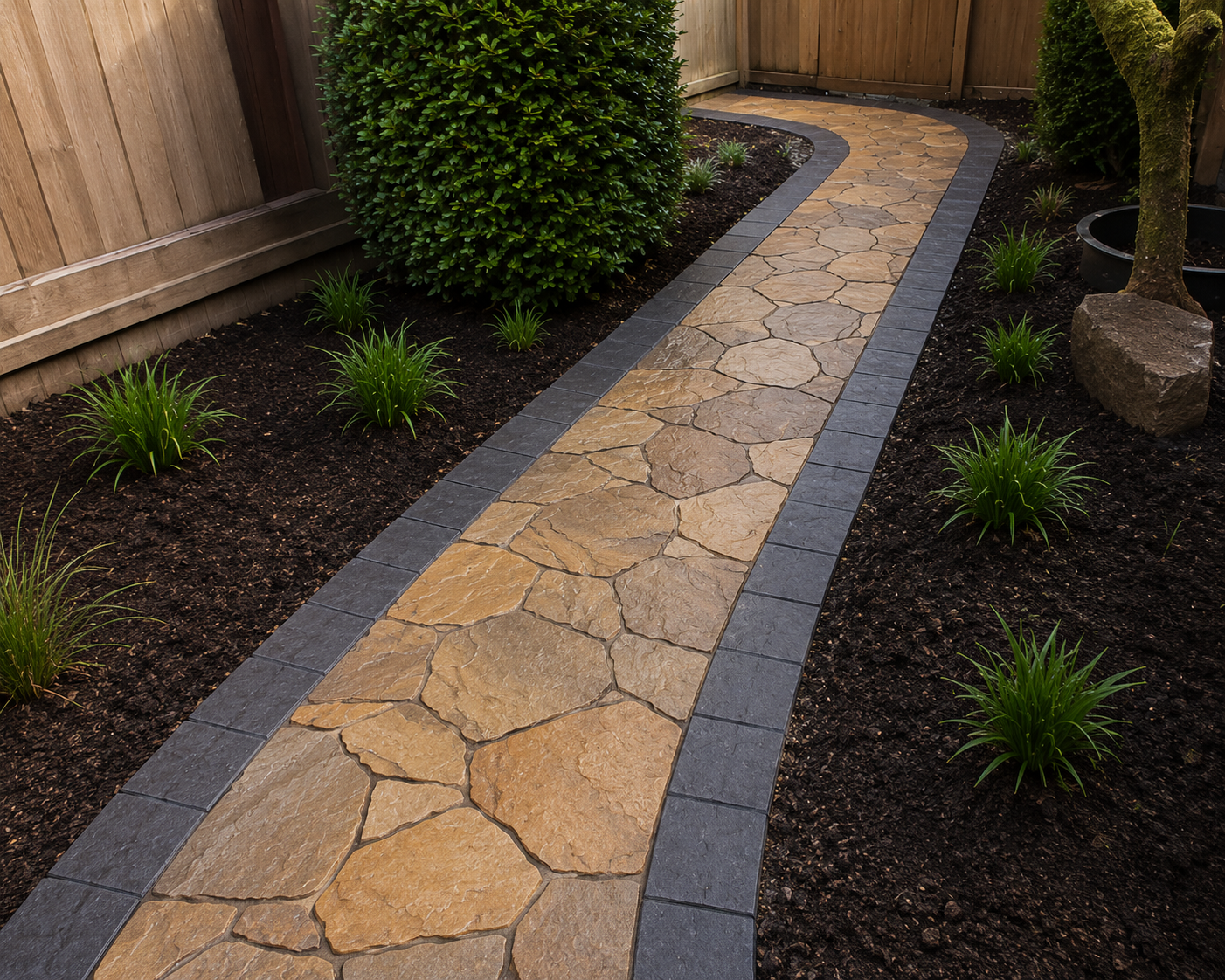 Modern outdoor deck