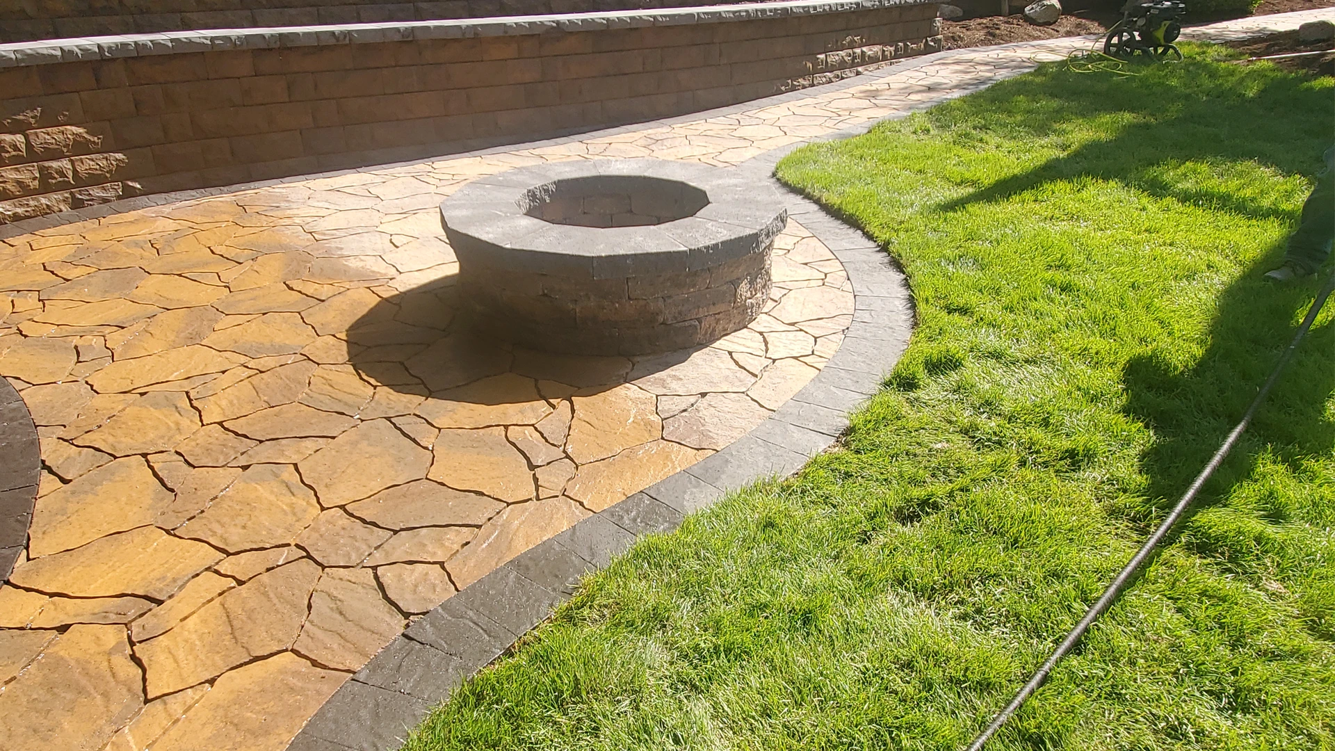 Backyard Patio & Landscape Renovation in Washington by Ecua Landscaping, photo 11 of 17
