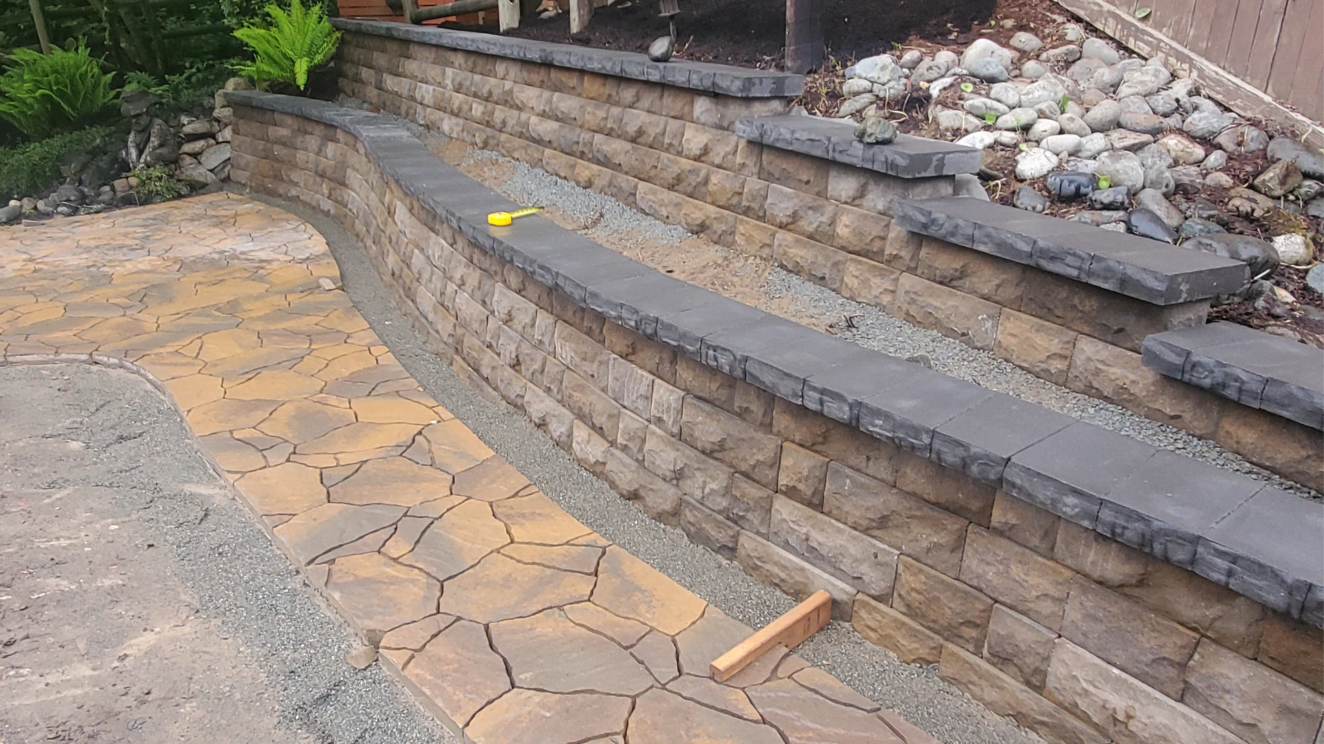 Backyard Patio & Landscape Renovation in Washington by Ecua Landscaping, photo 5 of 17