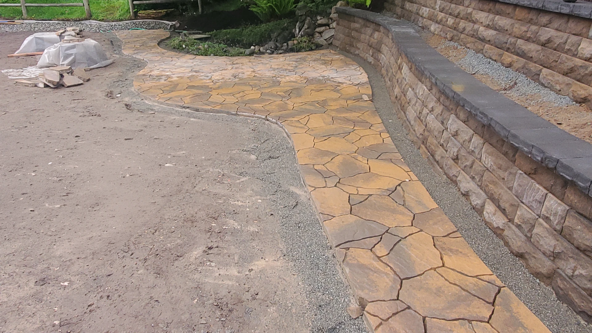 Backyard Patio & Landscape Renovation in Washington by Ecua Landscaping, photo 6 of 17
