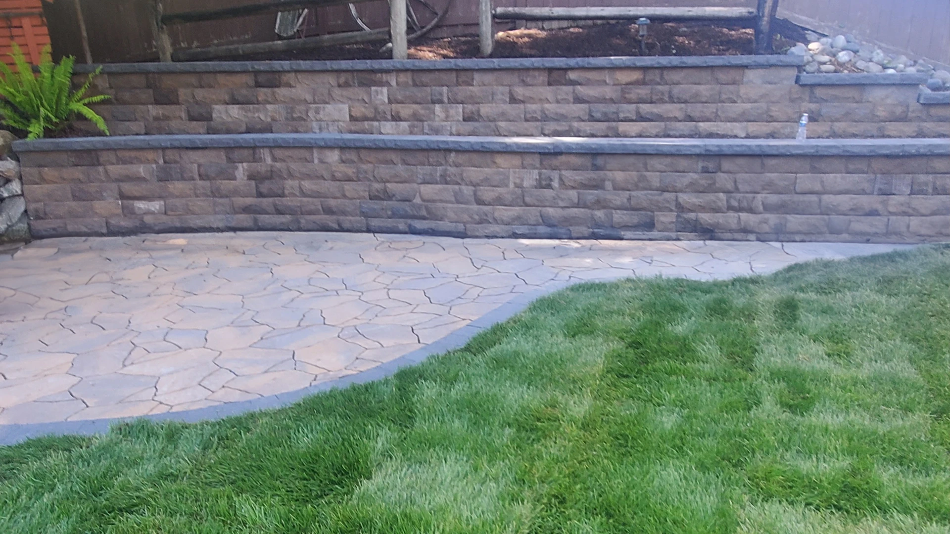 Backyard Patio & Landscape Renovation in Washington by Ecua Landscaping, photo 7 of 17
