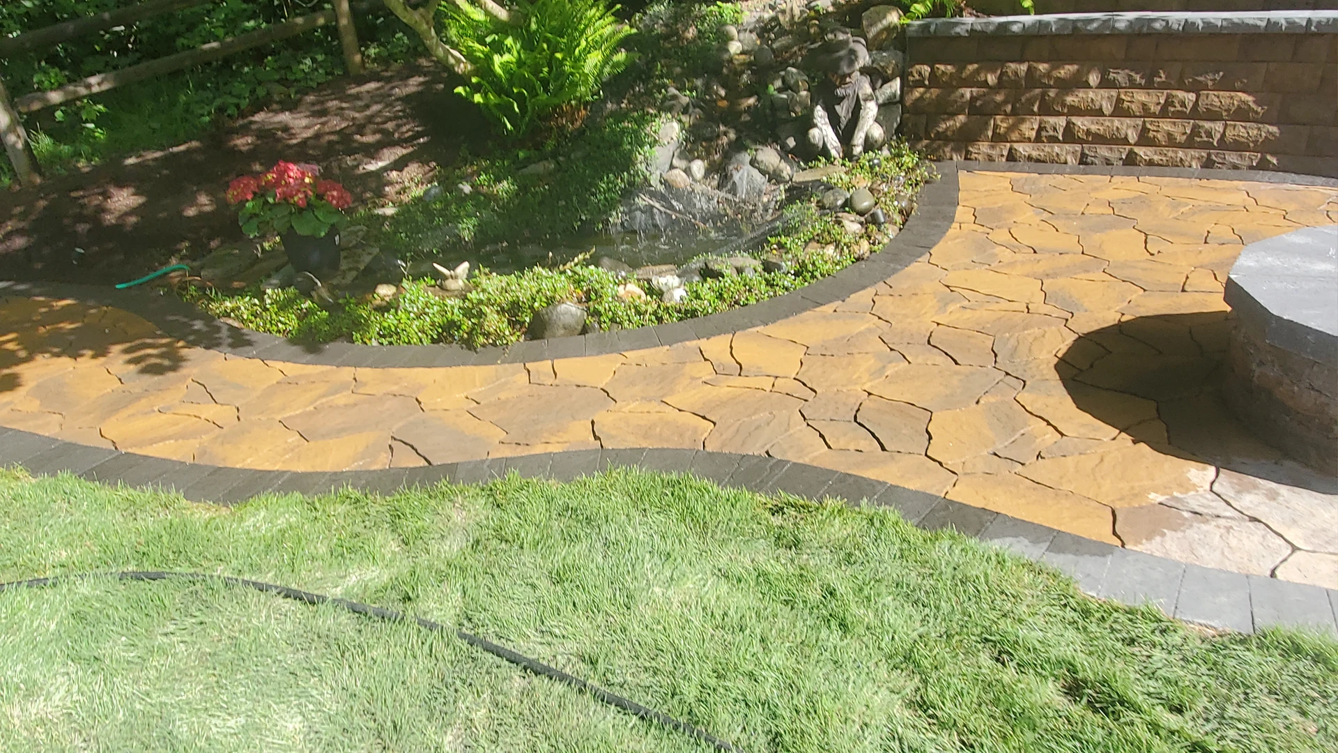 Backyard Patio & Landscape Renovation in Washington by Ecua Landscaping, photo 9 of 17