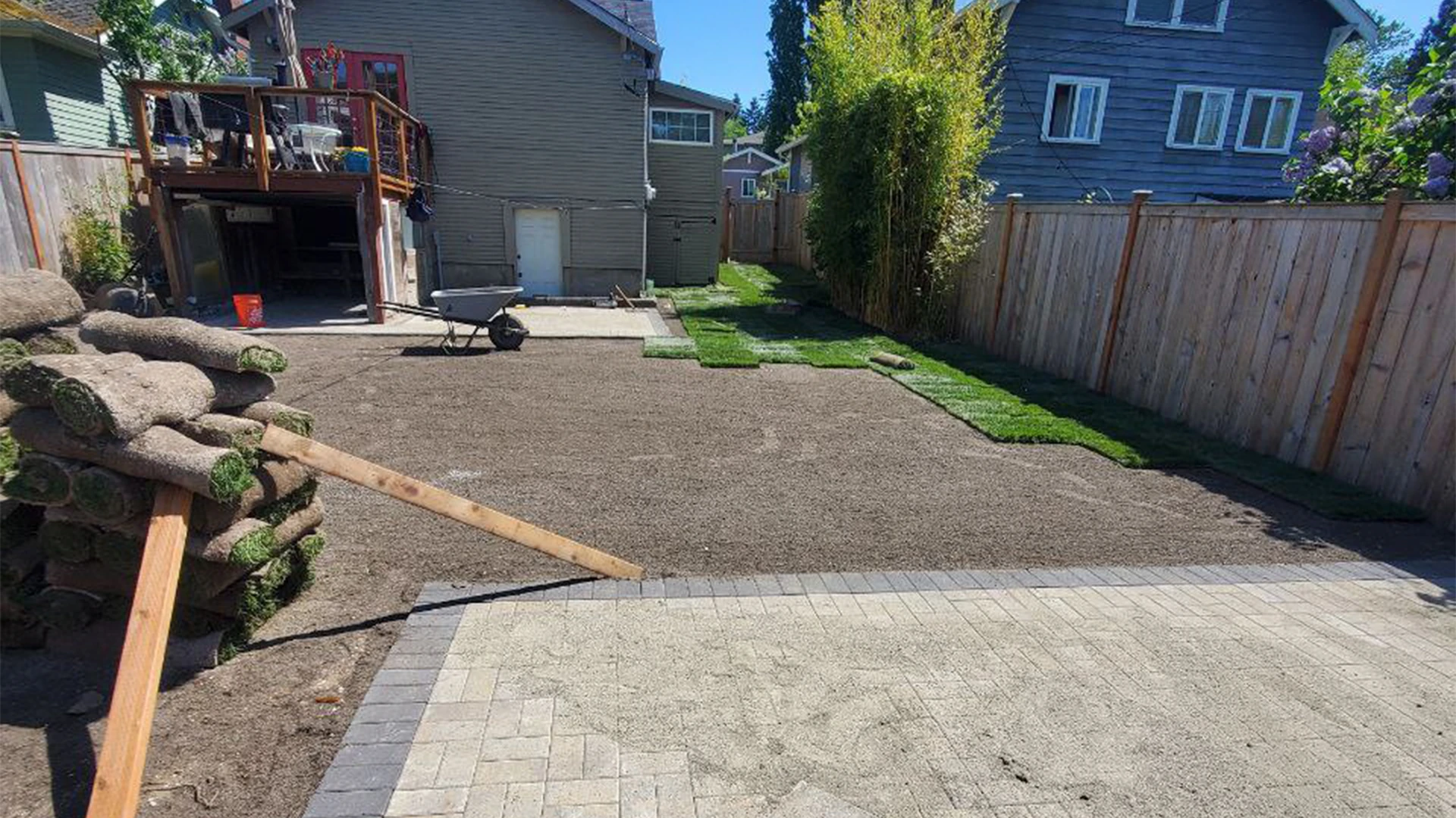 Complete Backyard Transformation in Washington by Ecua Landscaping, photo 11 of 13