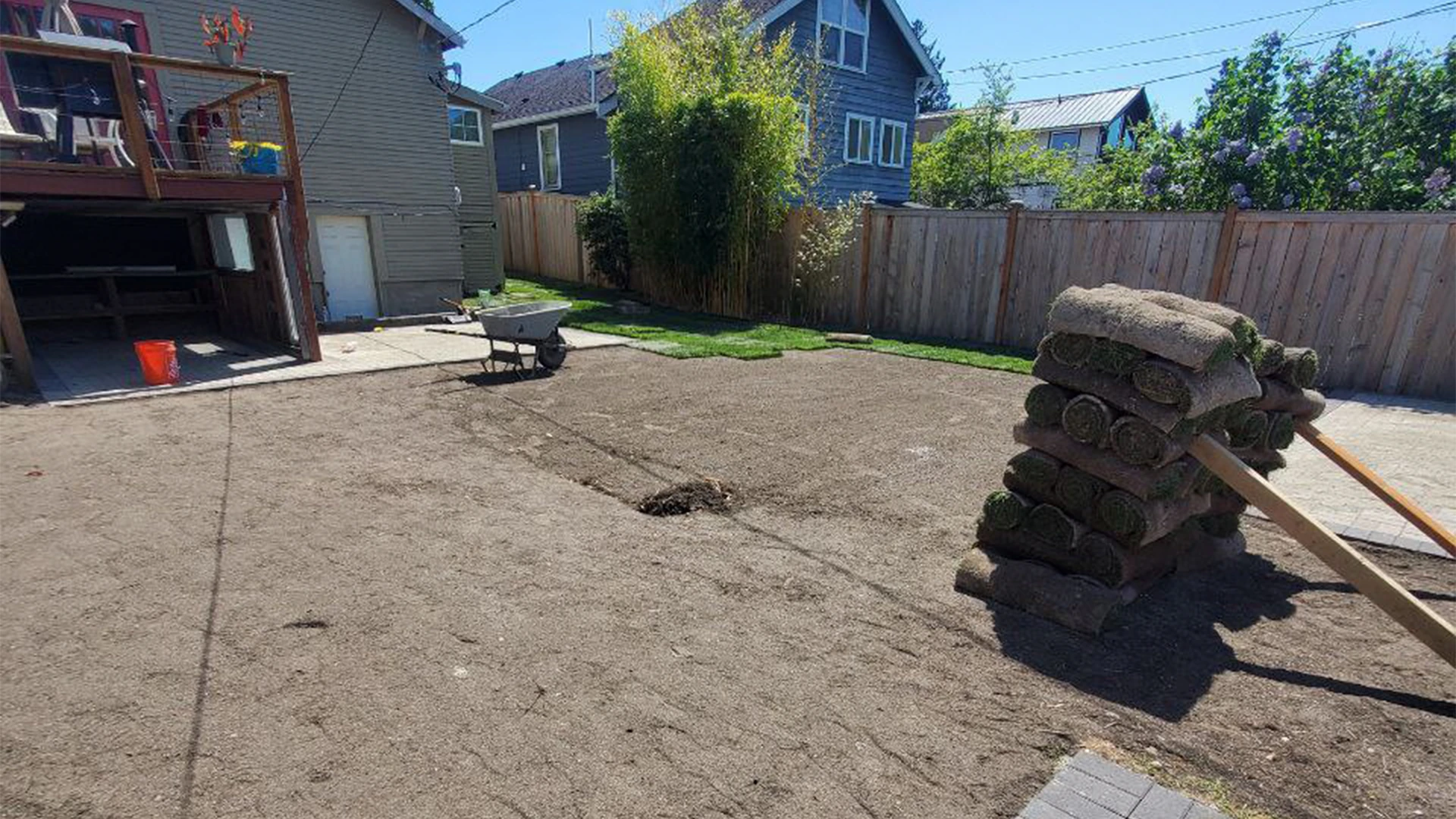 Complete Backyard Transformation in Washington by Ecua Landscaping, photo 12 of 13