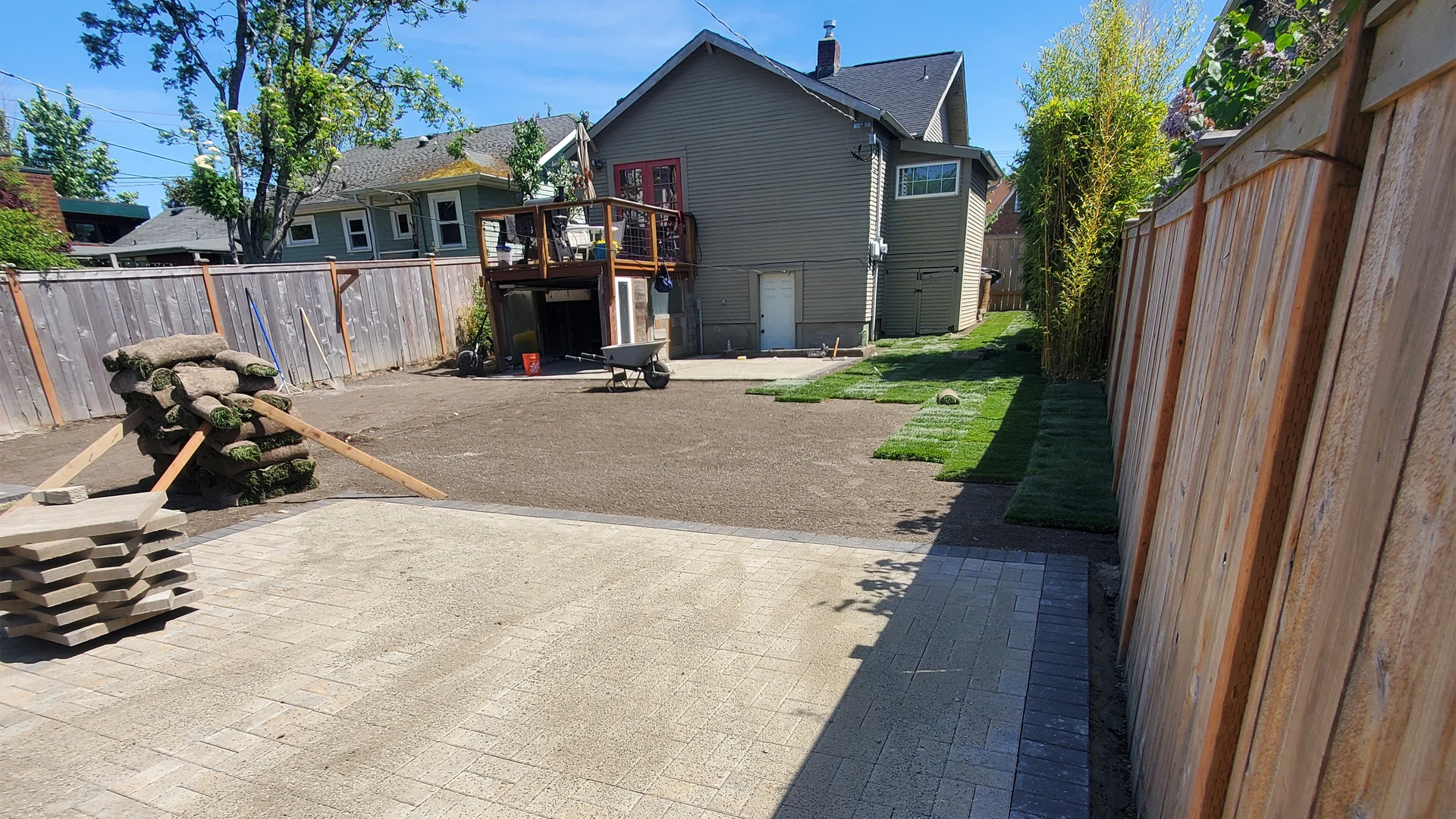 Complete Backyard Transformation completed project