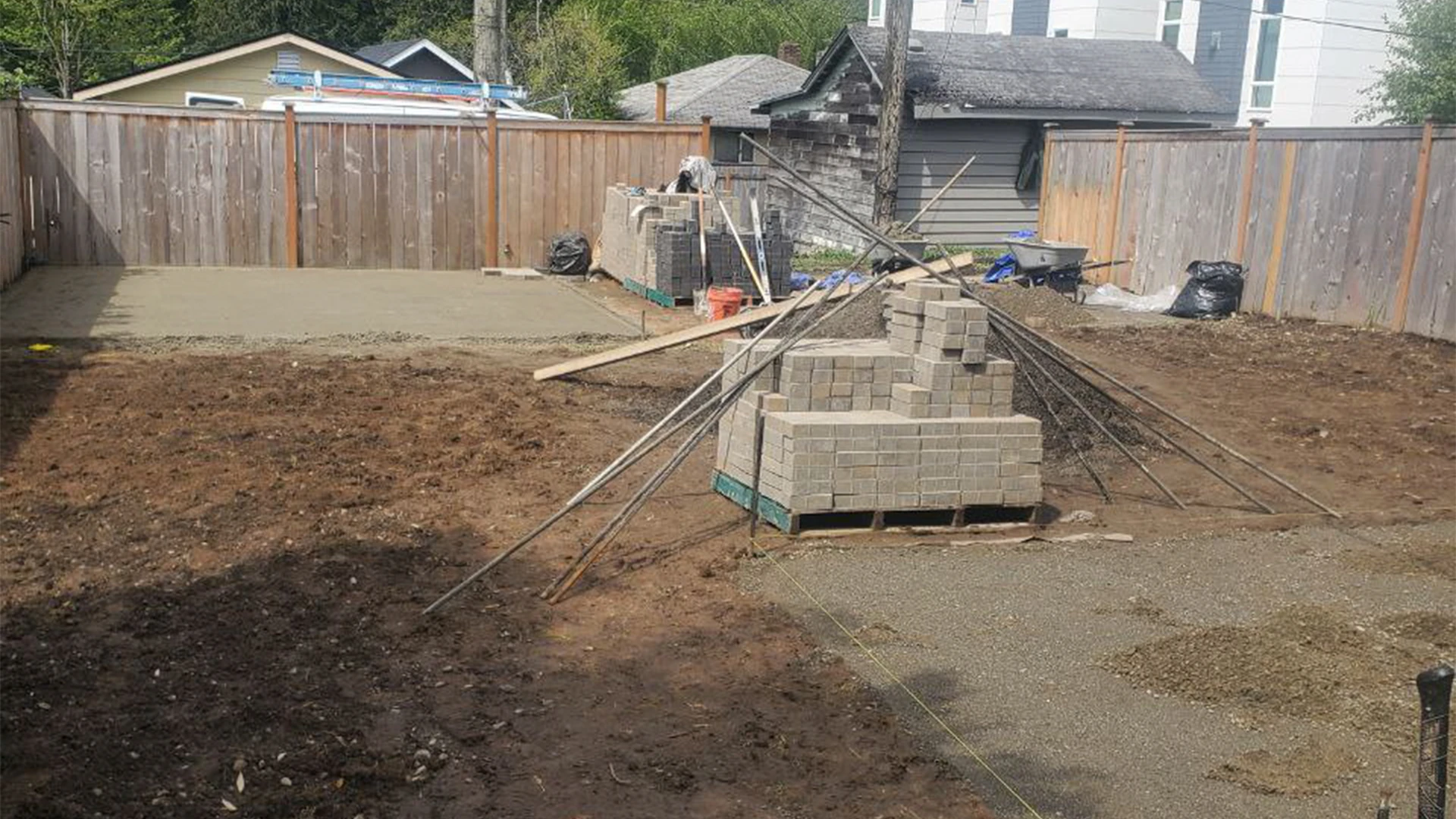 Complete Backyard Transformation in Washington by Ecua Landscaping, photo 5 of 13