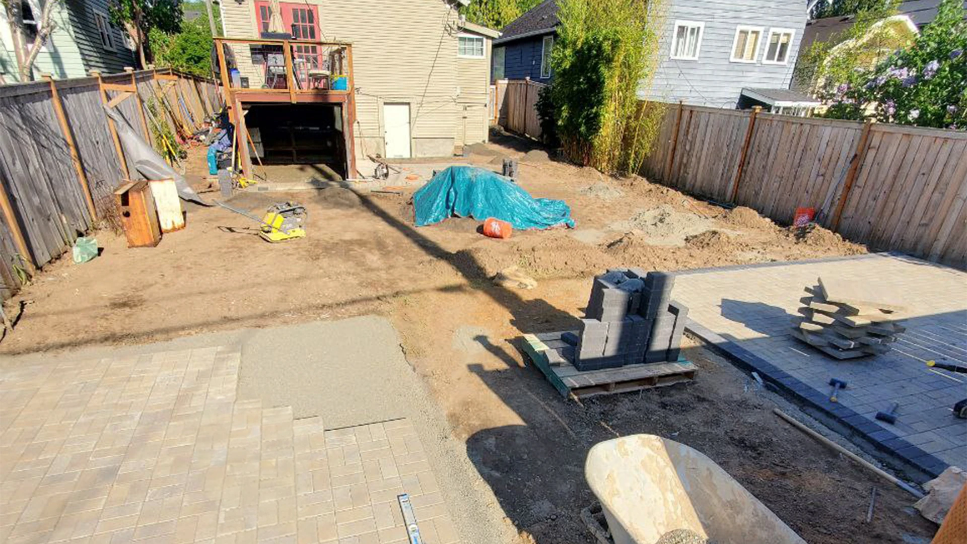 Complete Backyard Transformation in Washington by Ecua Landscaping, photo 8 of 13