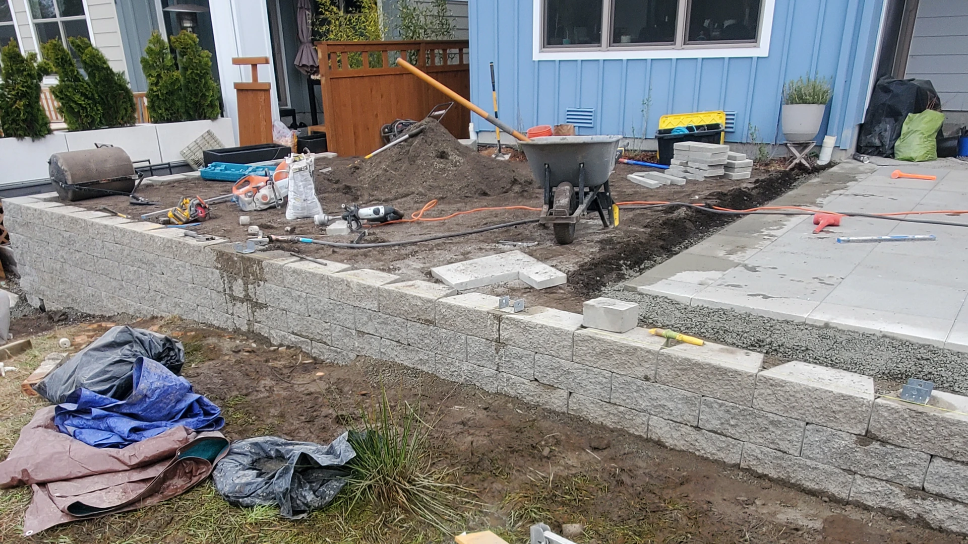 Privacy Fence & New Lawn in Washington by Ecua Landscaping, photo 4 of 12