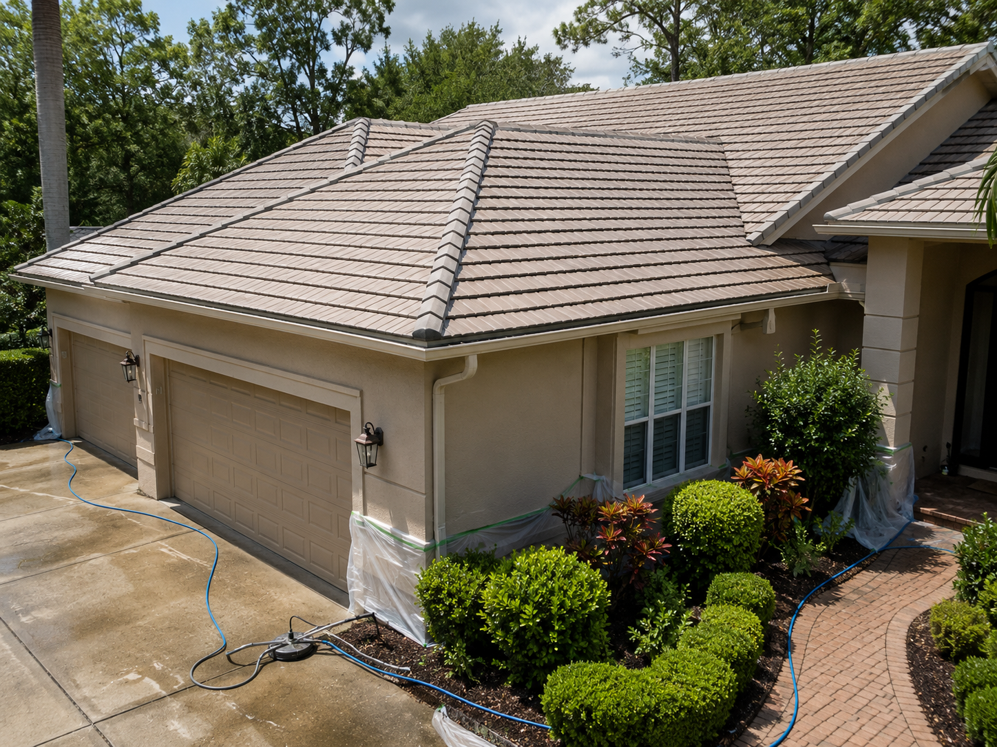 Residential exterior roof