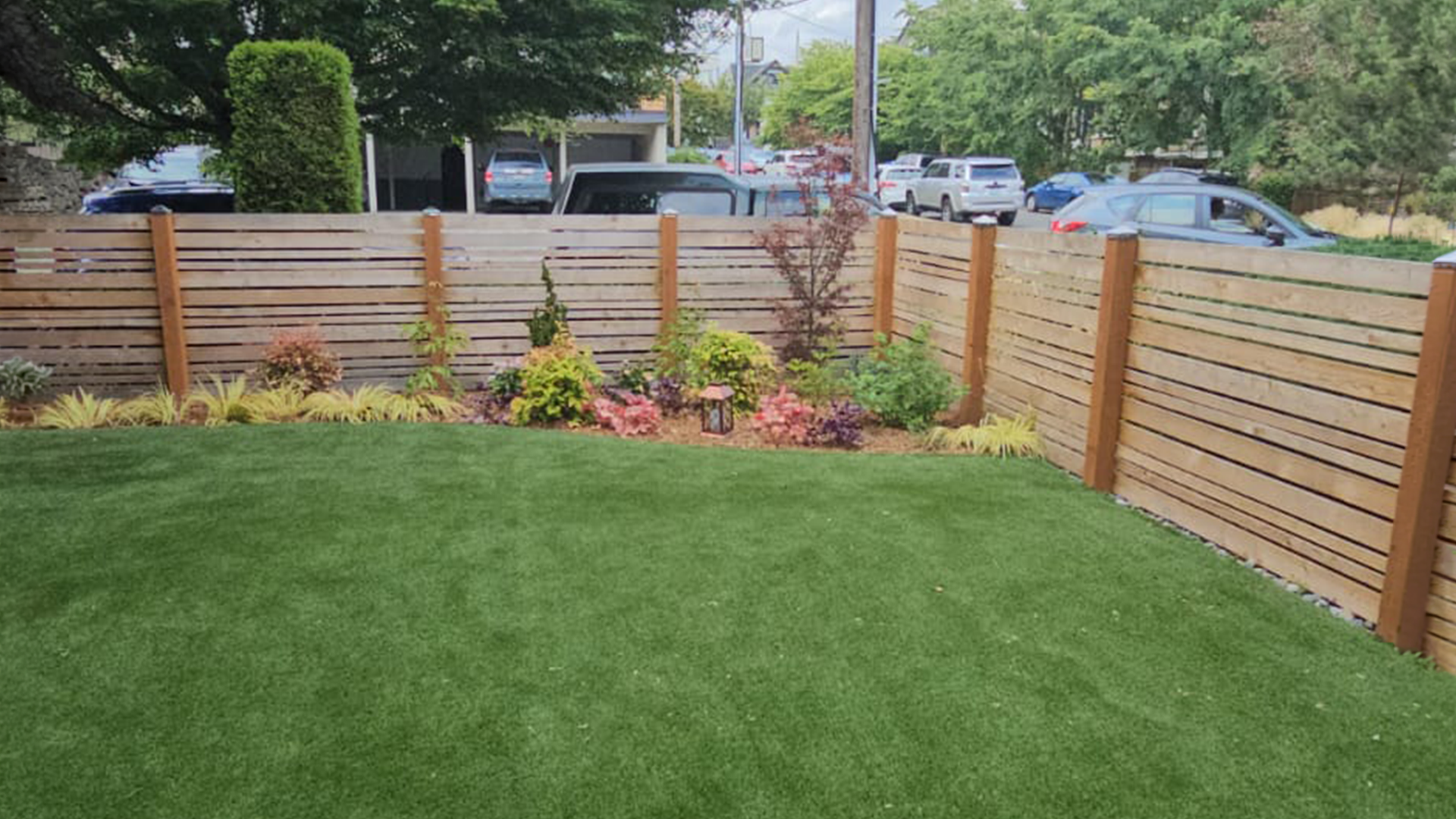 Wood Privacy Fence Installation in Washington by Ecua Landscaping, photo 4 of 6