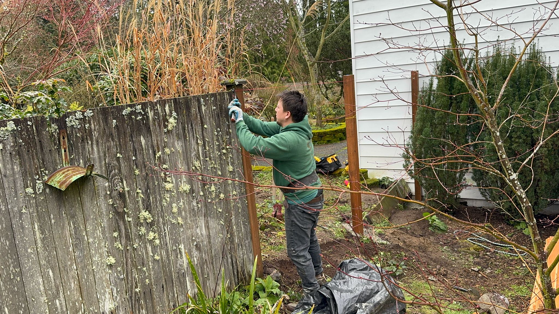Driveway Fence & Gate Upgrade in Washington by Ecua Landscaping, photo 2 of 3