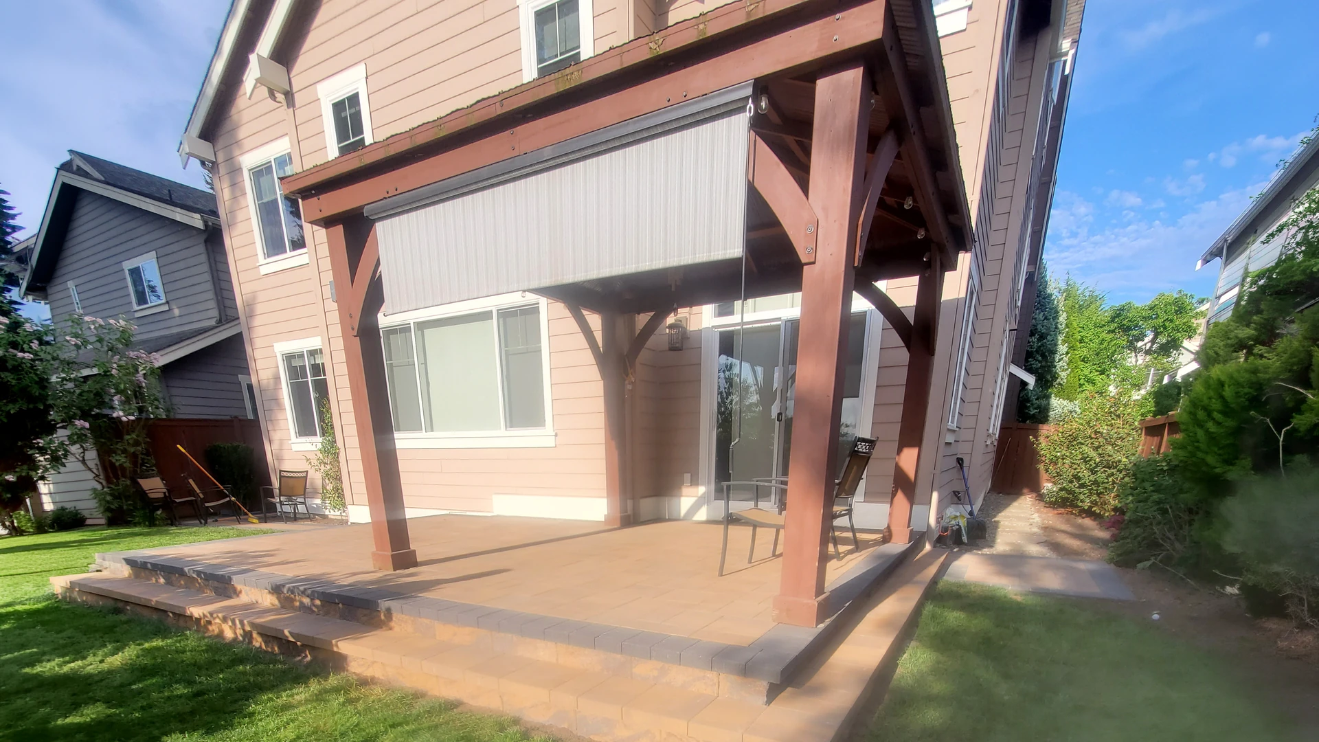 Gazebo & Backyard Transformation before work