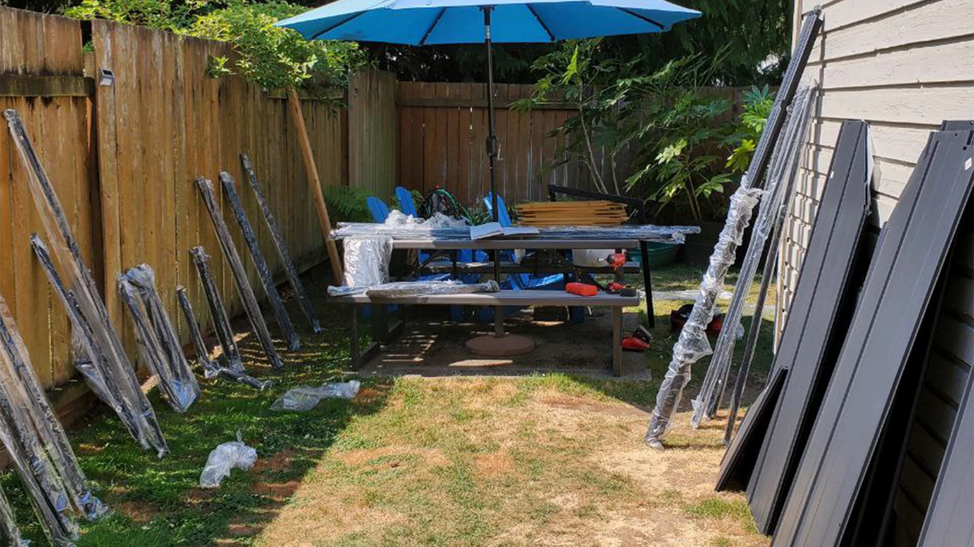 Backyard Gazebo Installation in Washington by Ecua Landscaping, photo 3 of 8