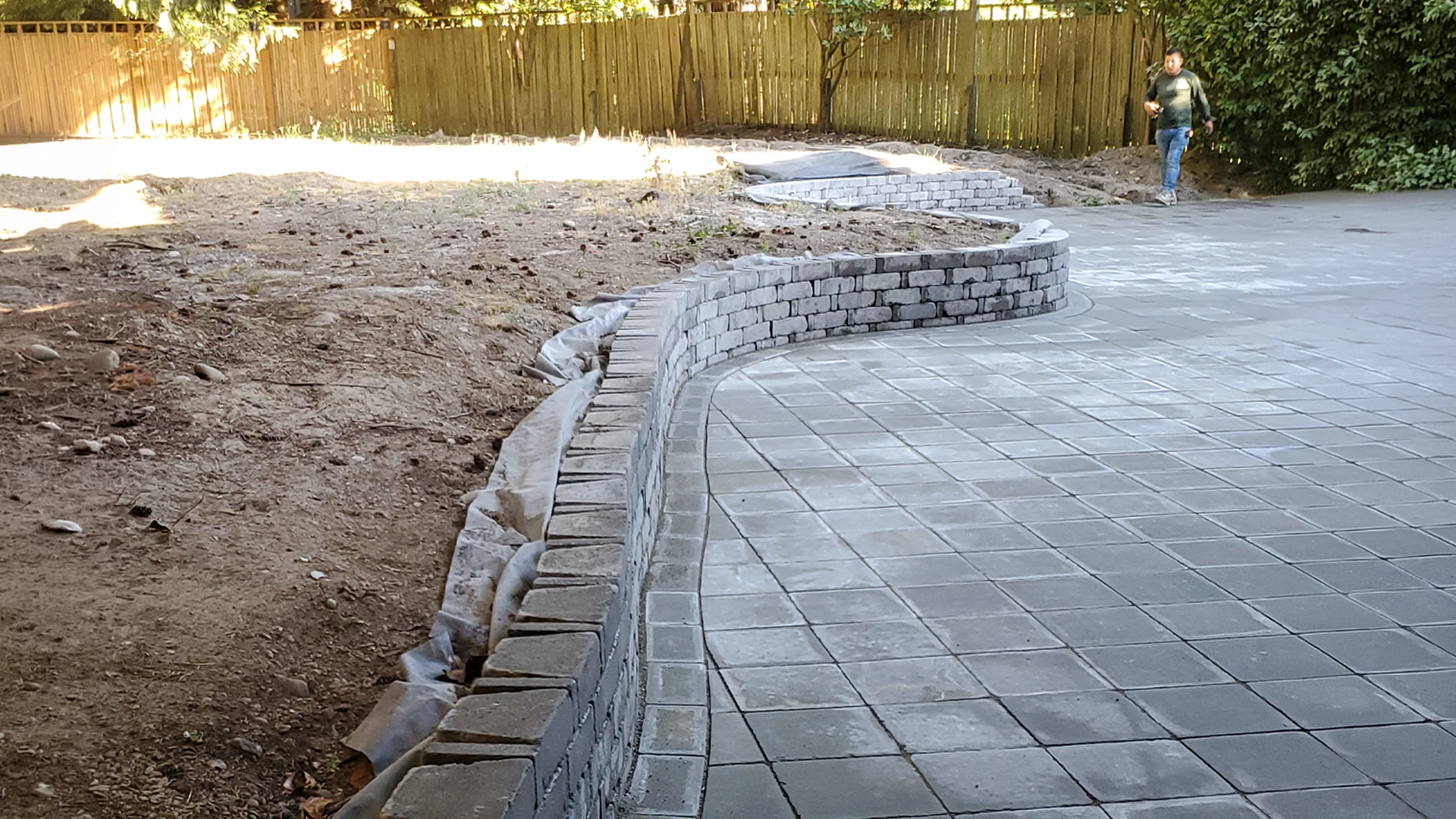 Patio & Paver Installation completed project