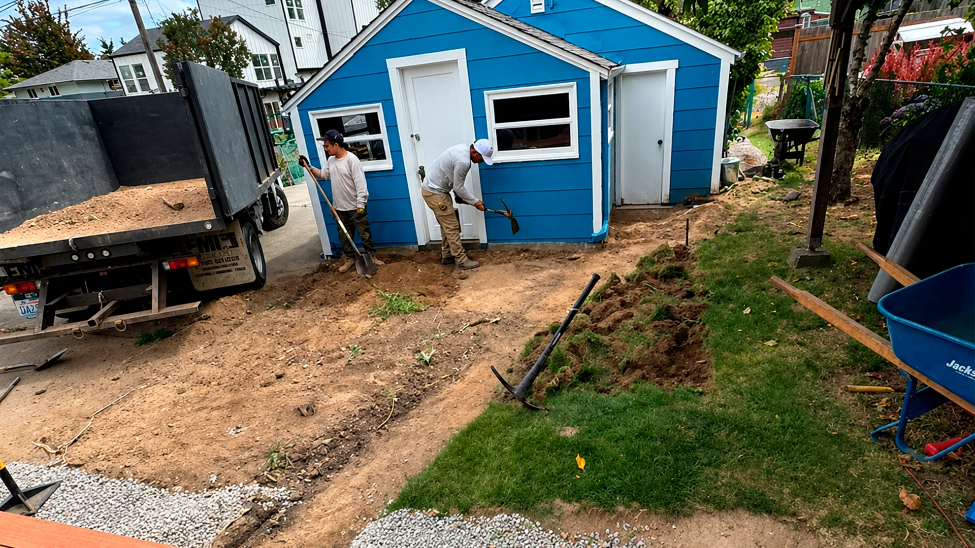 Paver Patio Transformation in Washington by Ecua Landscaping, photo 4 of 6