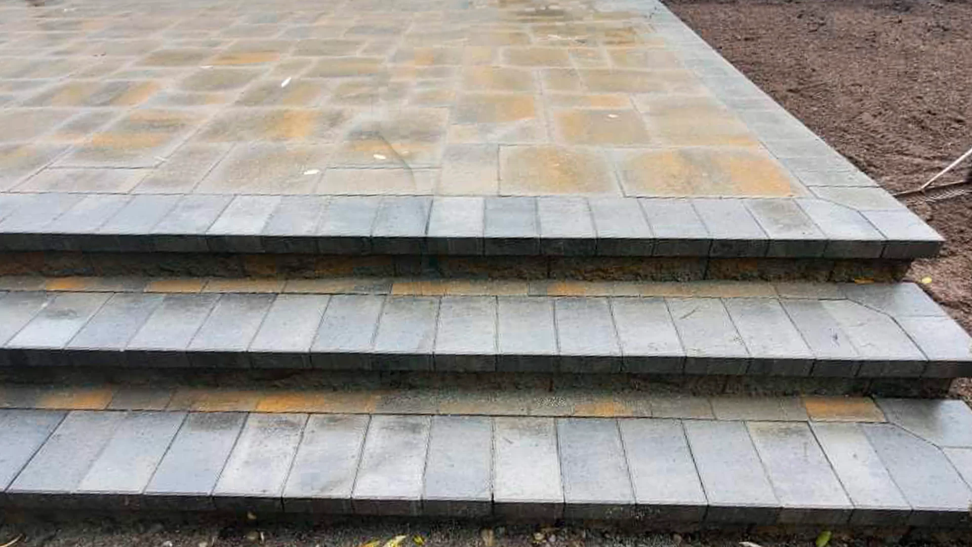 Backyard Paver Patio Upgrade in Washington by Ecua Landscaping, photo 4 of 5