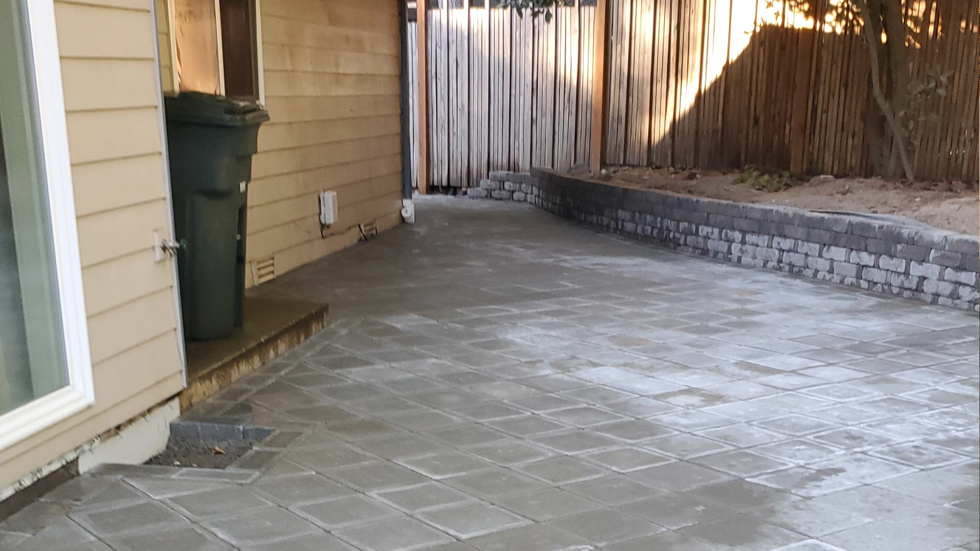 Outdoor Patio Upgrade before work