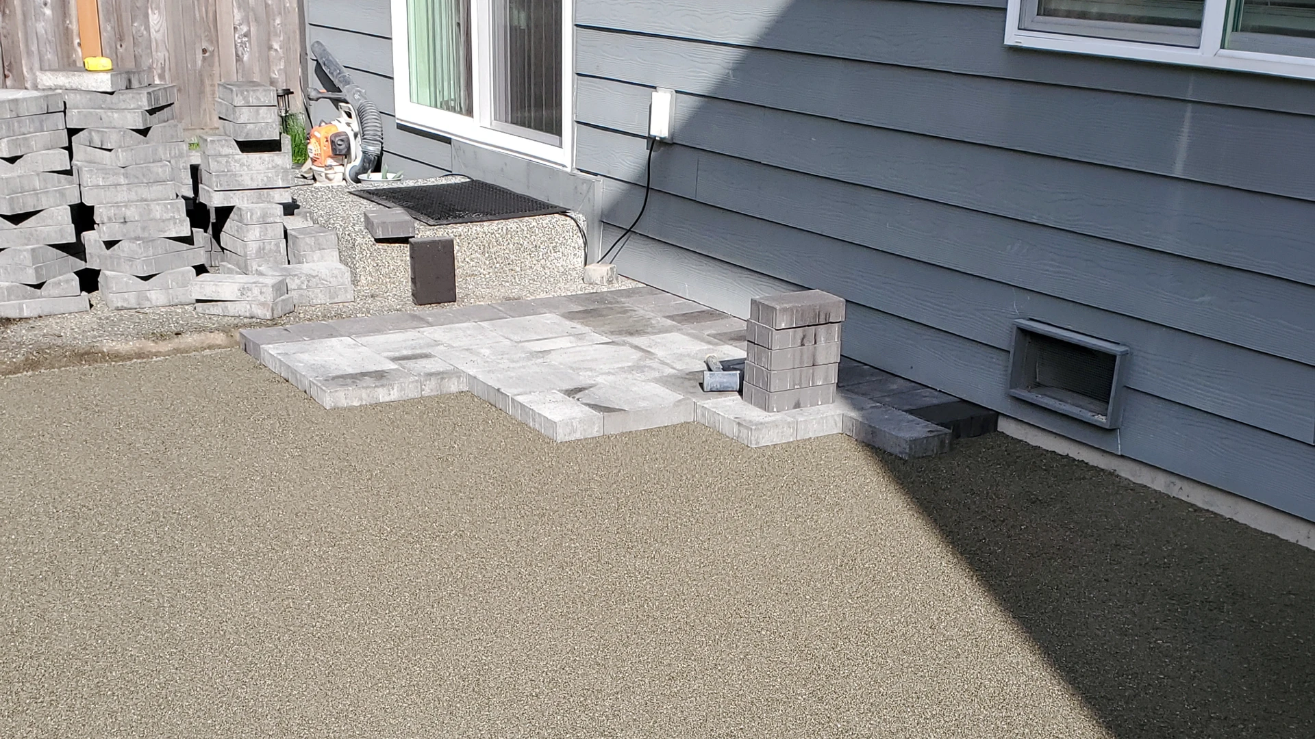 Paver Walkway Installation in Washington by Ecua Landscaping, photo 2 of 6